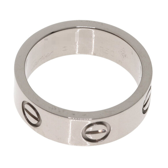 CARTIER 18k Silver Love Ring #49 - Picture 4 of 7